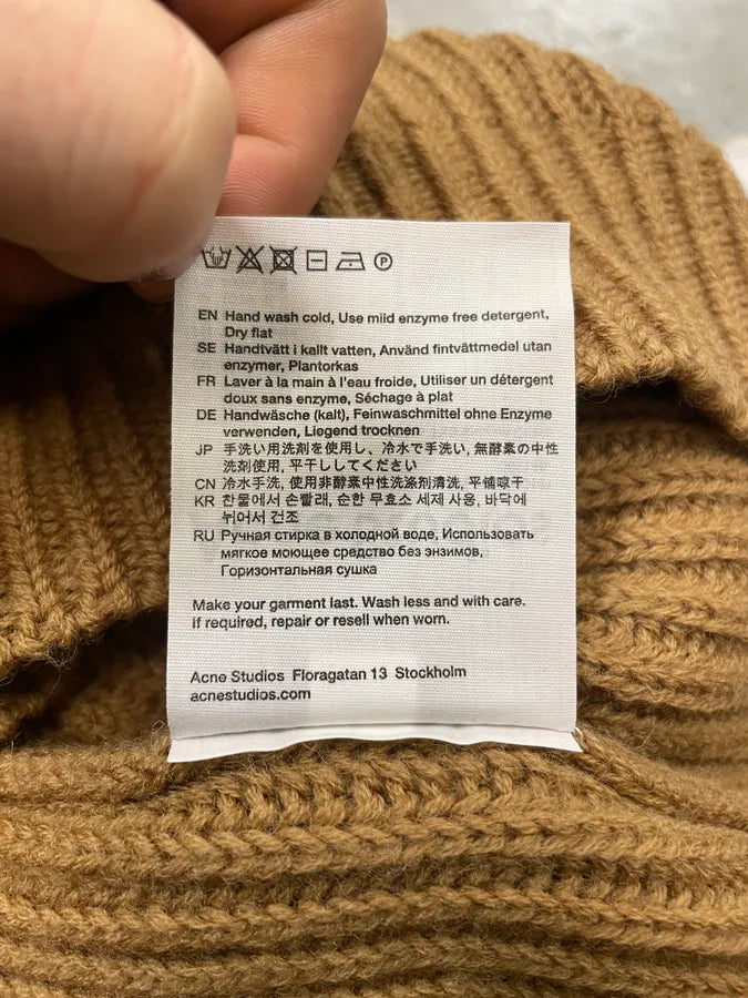Acne Studios Brown Wool Turtleneck OxIxRBD 6