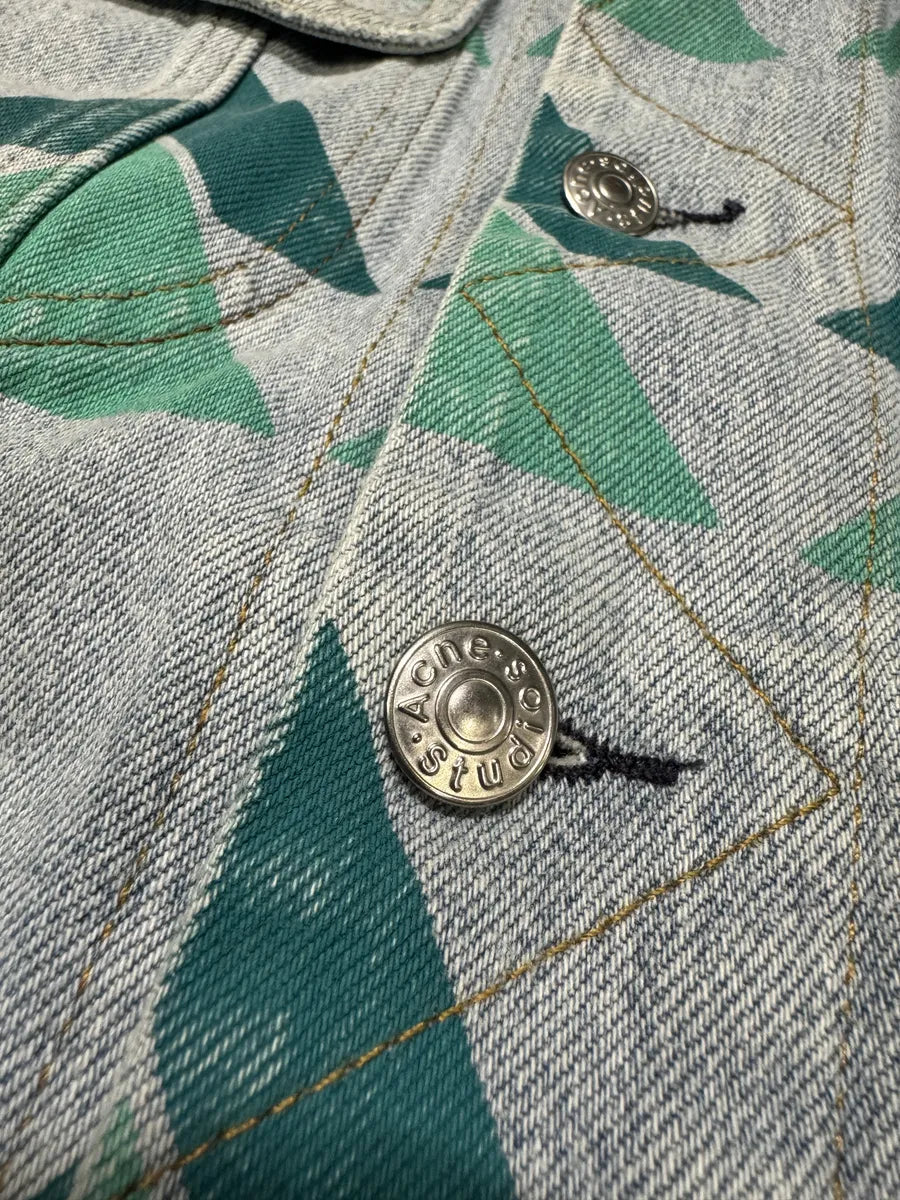 Acne Studios Contemporary Blue Denim Jacket (S) izbQkoc 6