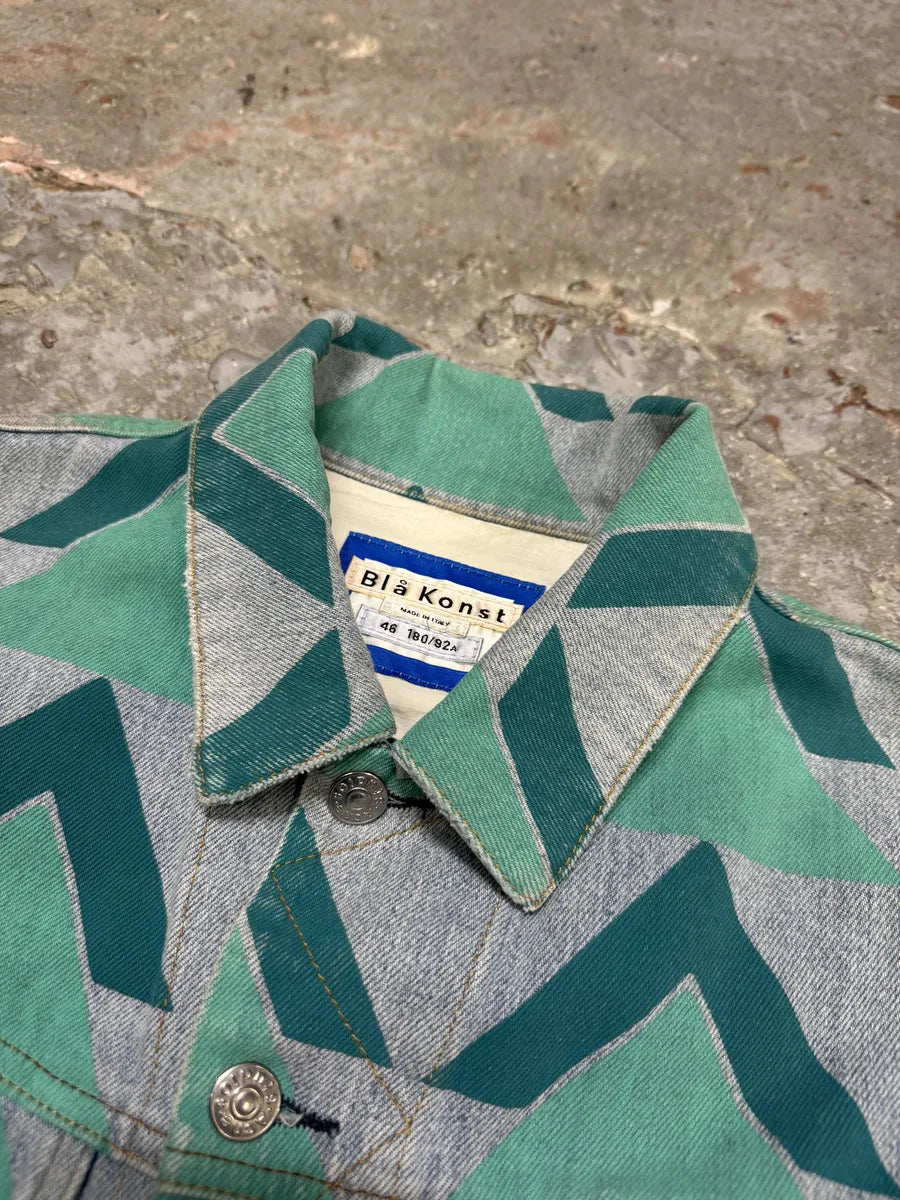 Acne Studios Contemporary Blue Denim Jacket (S) izbQkoc 8