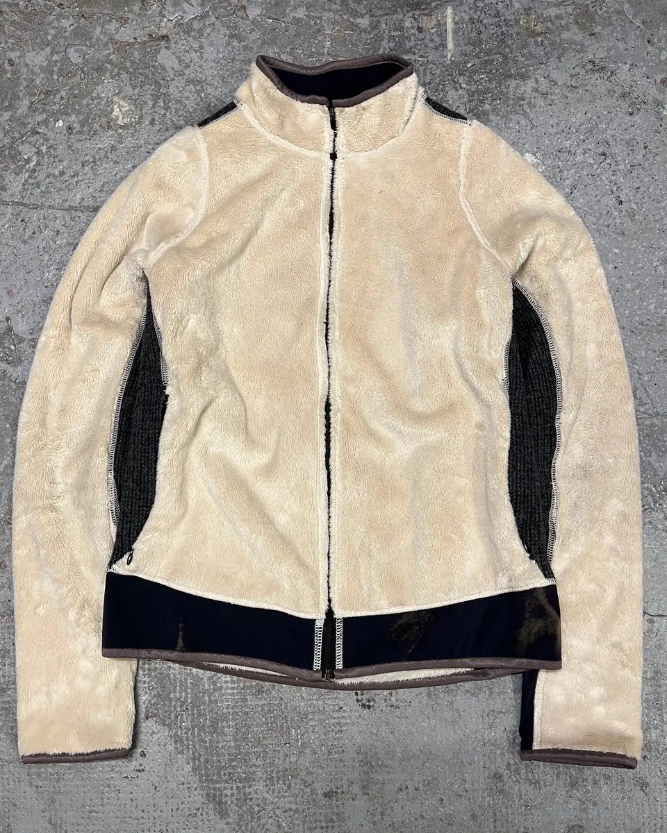 Acne Studios Creamy Tactical Back Fleece Zip-up Jacket (S/M) vuNqNEW 0