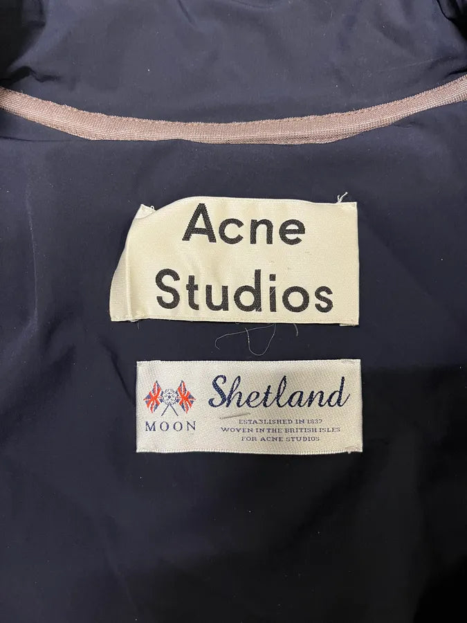 Acne Studios Creamy Tactical Back Fleece Zip-up Jacket (S/M) vuNqNEW 4