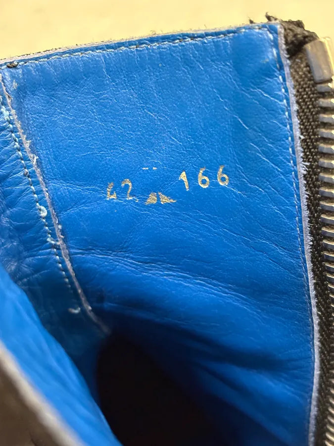 Acne Studios Cuban Black Suede Leather Boots BzjVBSo 9