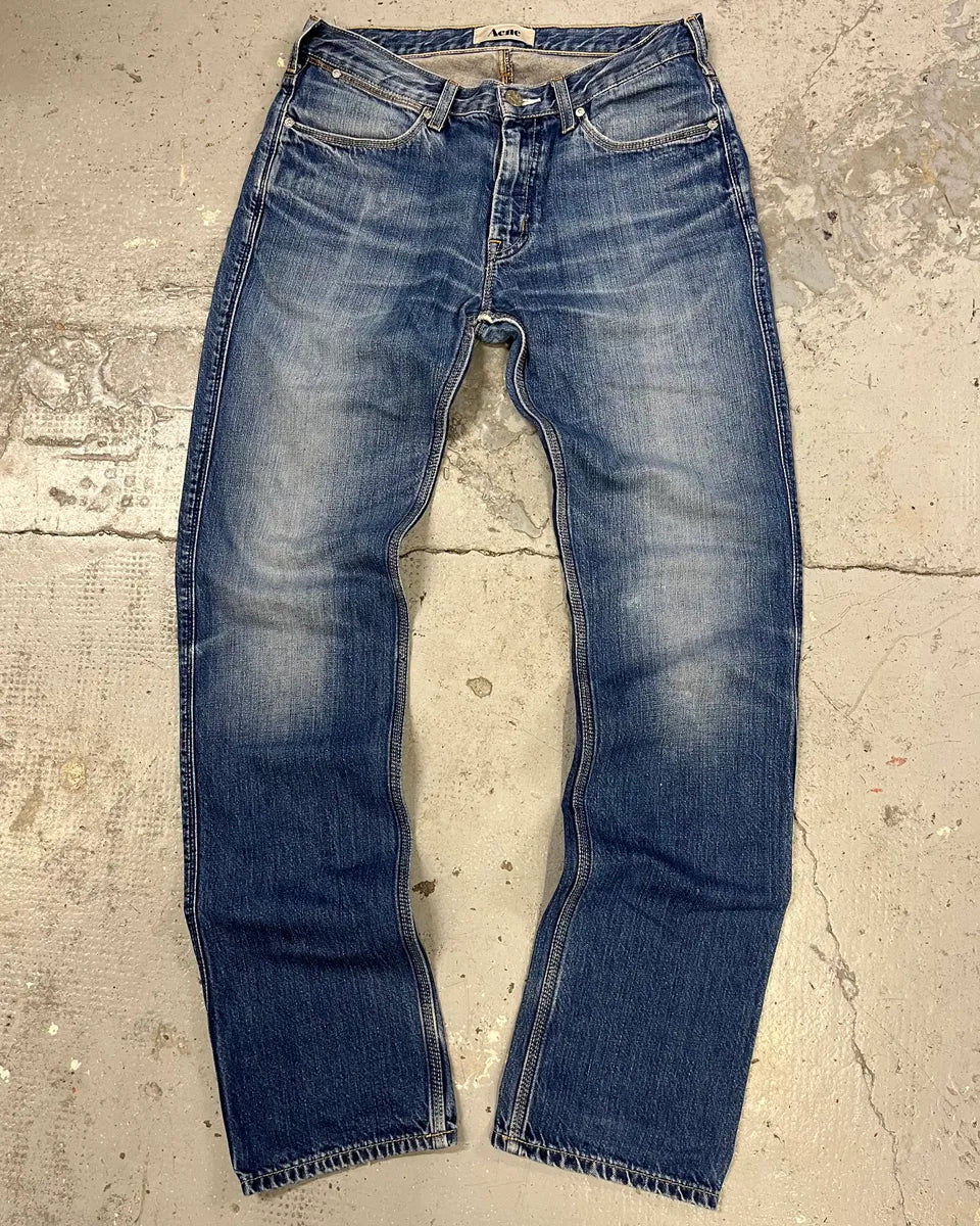 Acne Studios Faded Blue Denim Jeans CbZrIqB 0