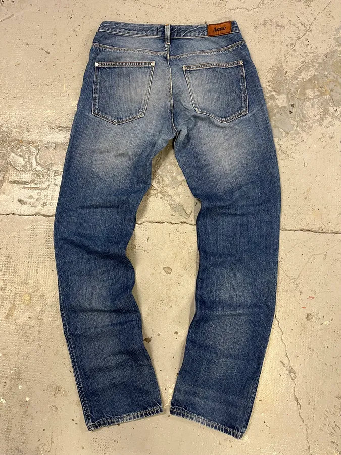 Acne Studios Faded Blue Denim Jeans CbZrIqB 4