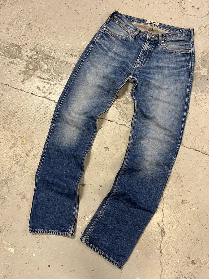 Acne Studios Faded Blue Denim Jeans CbZrIqB 5