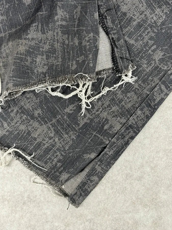 Acne Studios Needle Print Grey Effect Jeans YKSGEJt 10