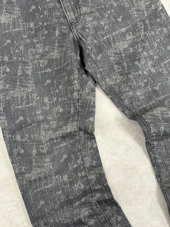 Acne Studios Needle Print Grey Effect Jeans YKSGEJt 7