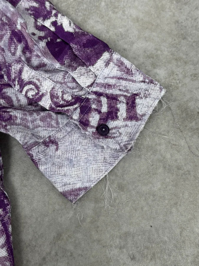 SS2013 Acne Studios Purple Dollar Short Sleeve Shirt  SNJlhOl 7