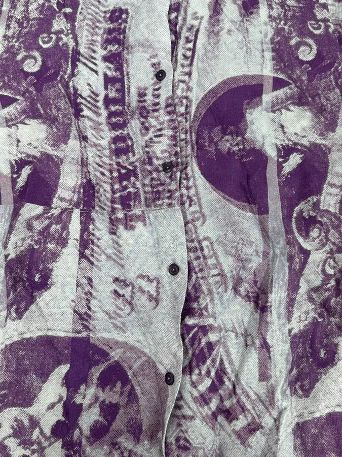 SS2013 Acne Studios Purple Dollar Short Sleeve Shirt  SNJlhOl 8