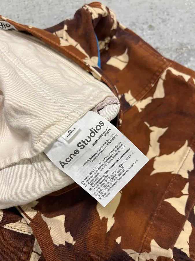 Acne Studios Leaf Brown Shorts (M) aWjpQPu 11
