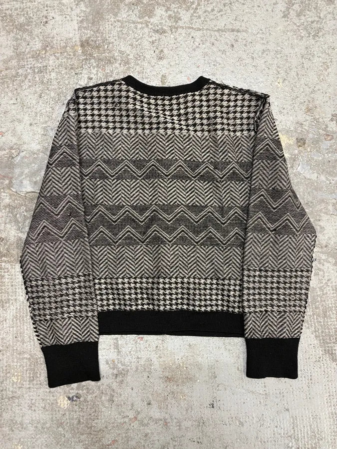 Acne Studios Light Minimalistic Patterned White Cardigan (S) FJXives 5