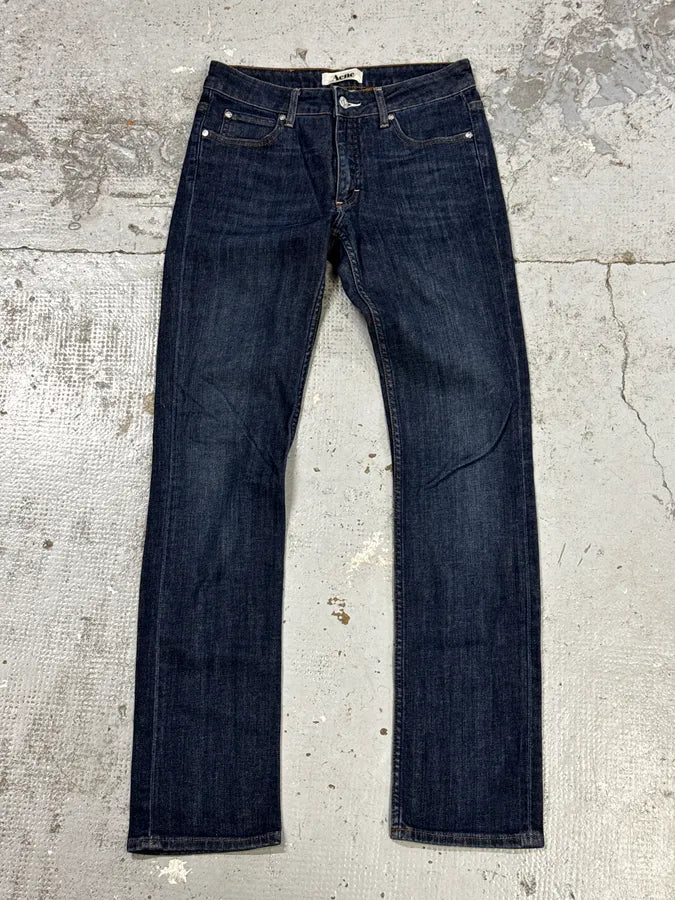 Acne Studios Navy Classic Slim Denim Jeans ygWxhwz 0