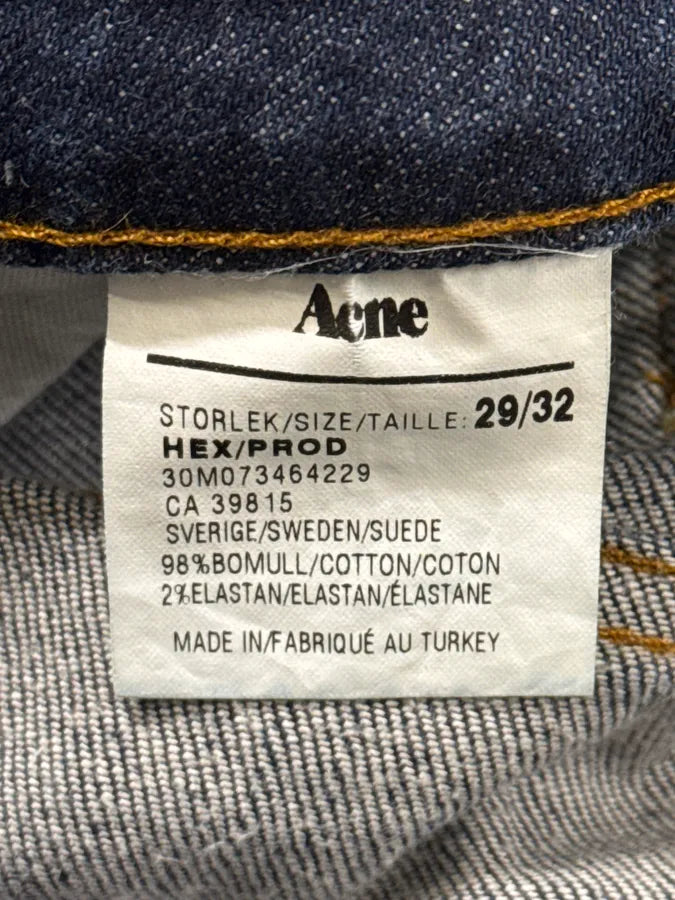 Acne Studios Navy Classic Slim Denim Jeans ygWxhwz 9