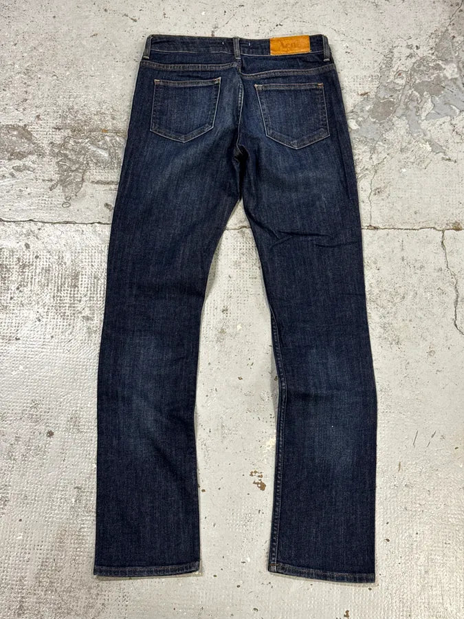 Acne Studios Navy Classic Slim Denim Jeans ygWxhwz 4