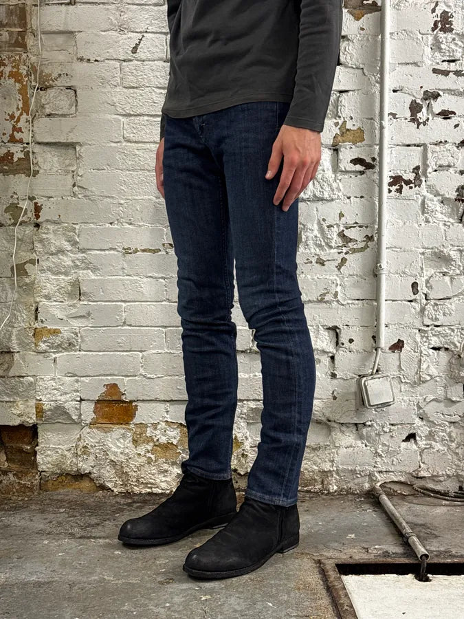 Acne Studios Navy Classic Slim Denim Jeans ygWxhwz 2