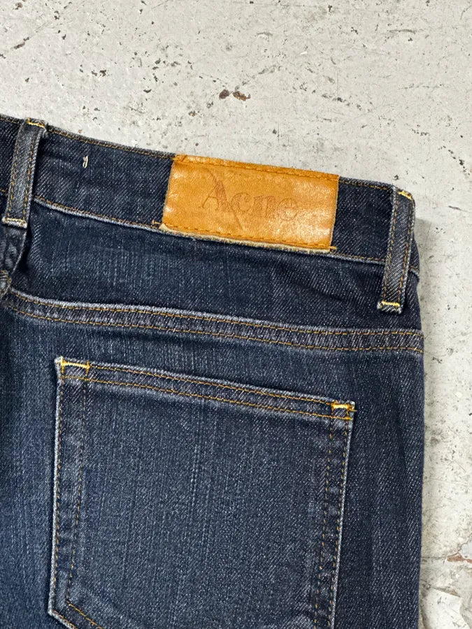 Acne Studios Navy Classic Slim Denim Jeans ygWxhwz 7