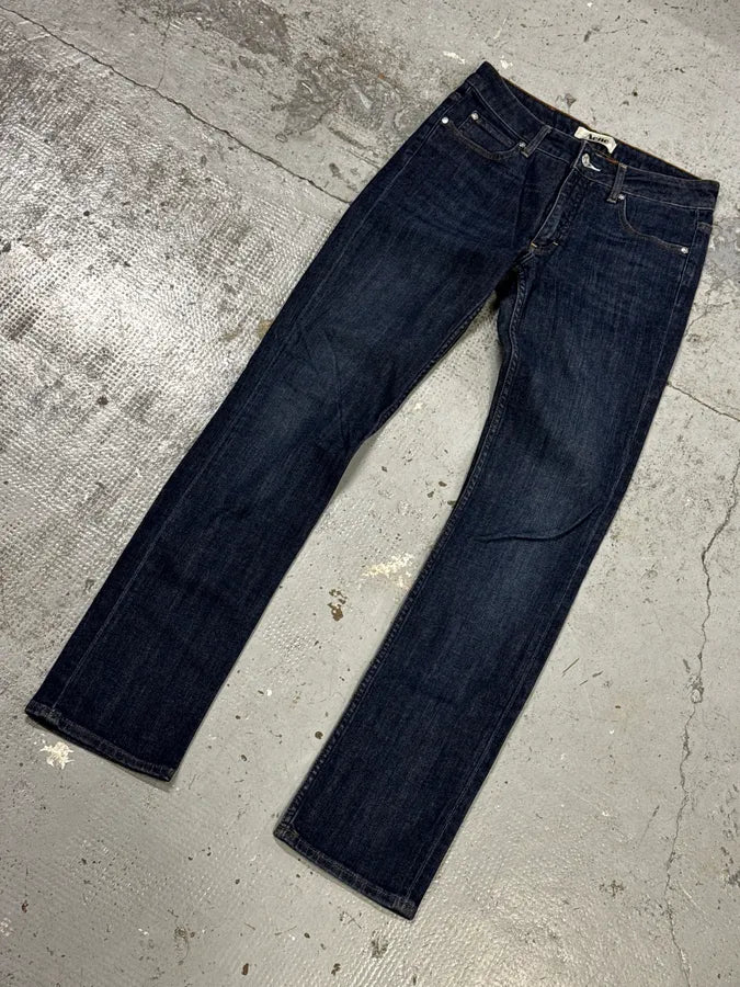 Acne Studios Navy Classic Slim Denim Jeans ygWxhwz 5
