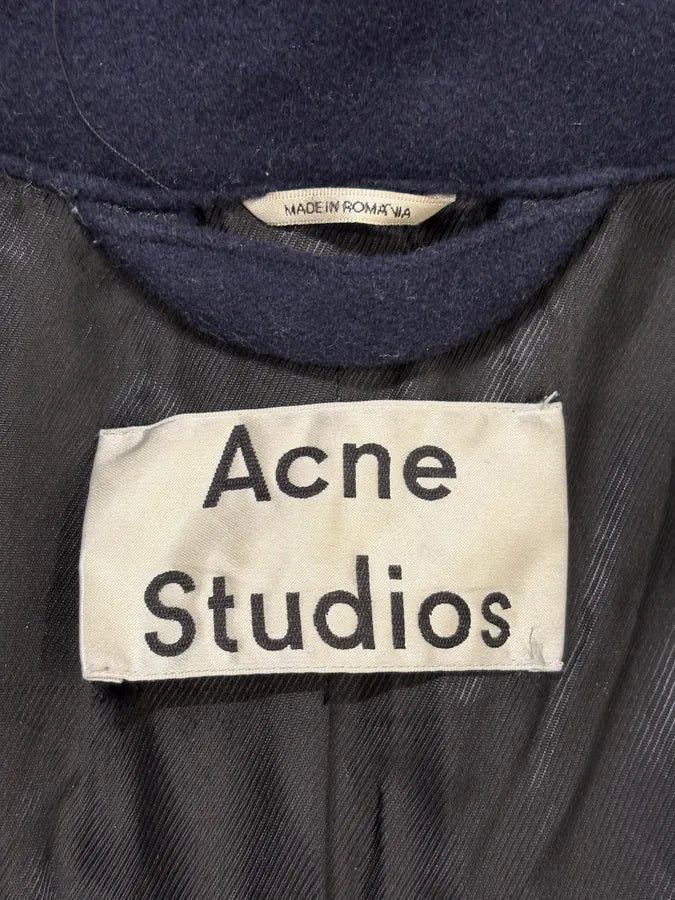 Acne Studios Navy Shell Wool Bomber Jacket ucLInmI 9
