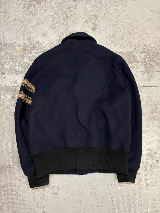 Acne Studios Navy Shell Wool Bomber Jacket ucLInmI 5