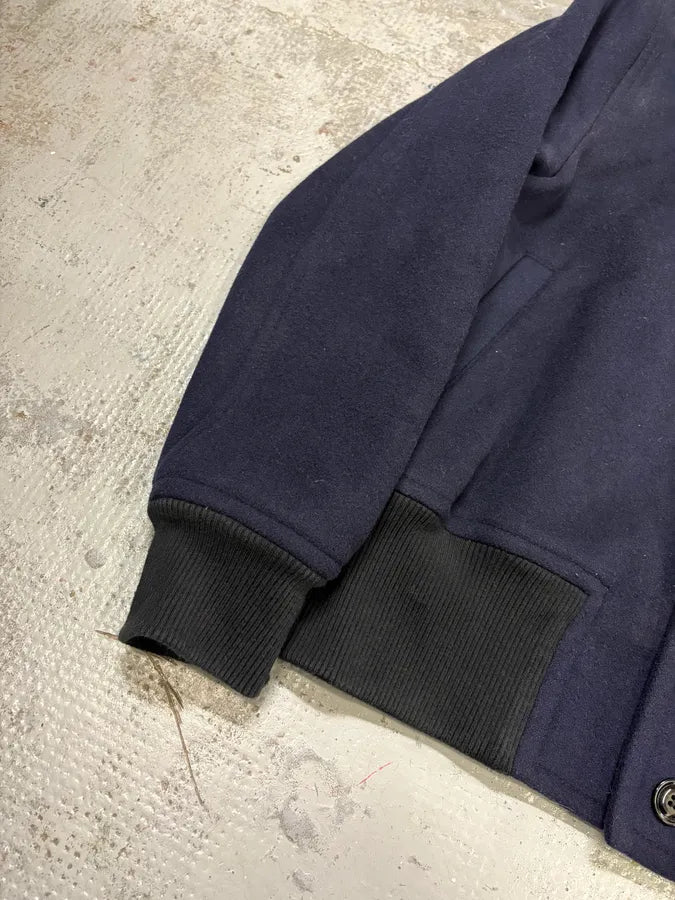 Acne Studios Navy Shell Wool Bomber Jacket ucLInmI 7