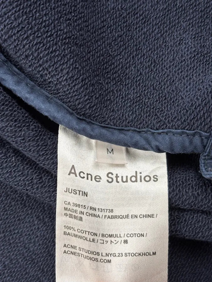 Acne Studios Just Navy Side Zip-up Hoodie BOsWRKy 10