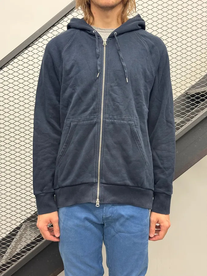 Acne Studios Just Navy Side Zip-up Hoodie BOsWRKy 1