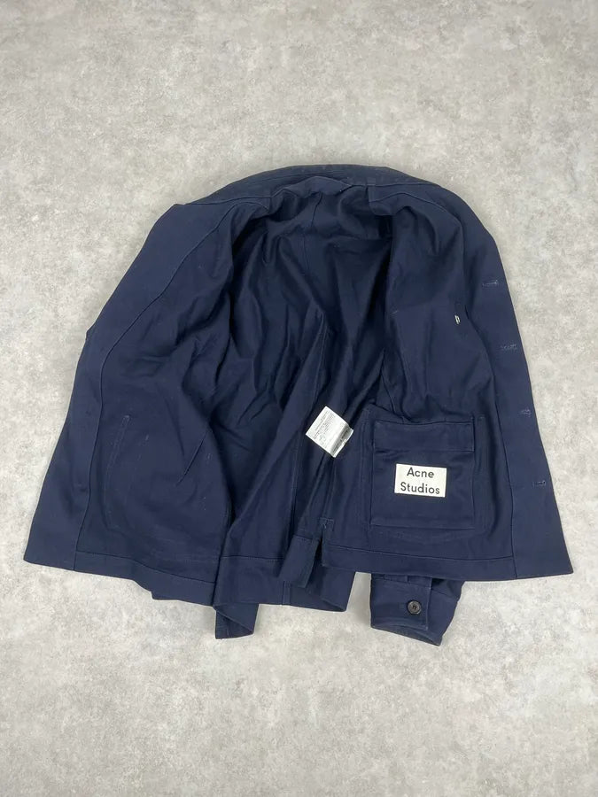 SS2017 Acne Studios Navy Worker Classy Jacket IHtdGab 9