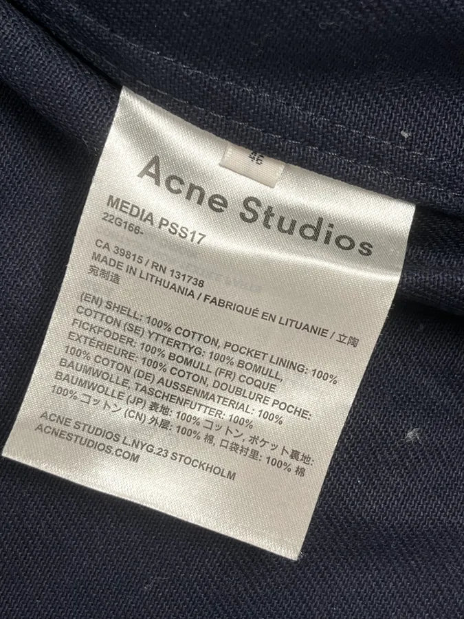 SS2017 Acne Studios Navy Worker Classy Jacket IHtdGab 7