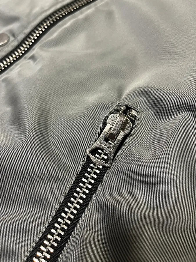 Acne Studios Nylon Pale Green Bomber Jacket (S) MzZysgI 7