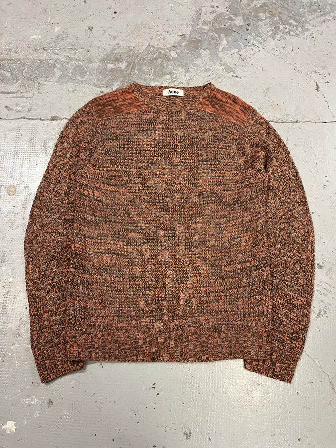 Acne Studios Orange Gradient Wool Sweater wNALGvn 0