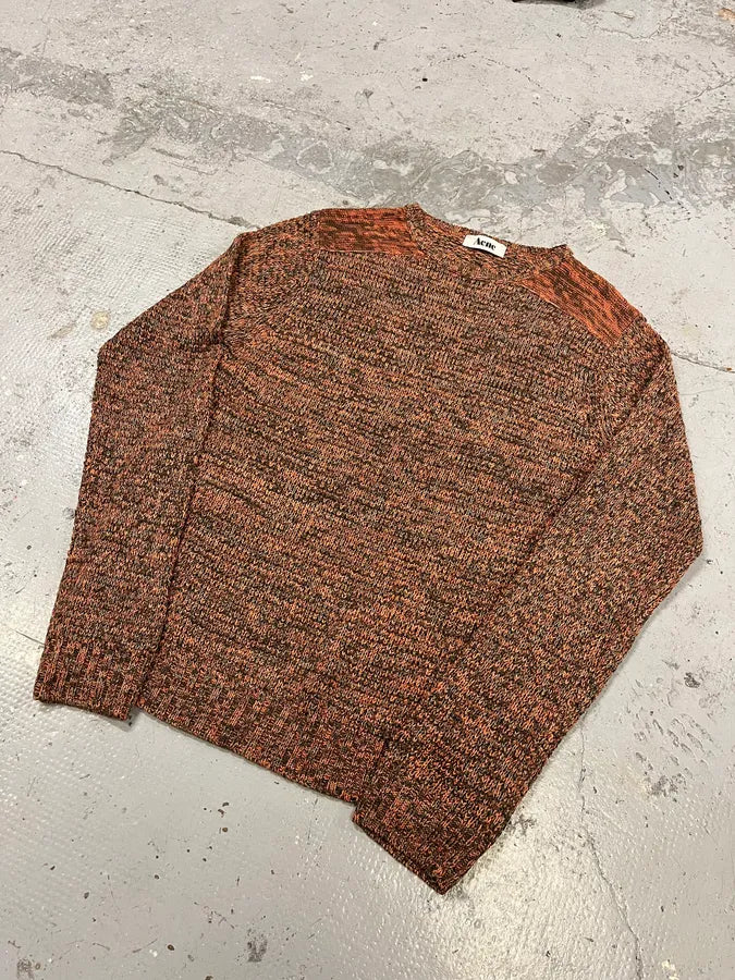 Acne Studios Orange Gradient Wool Sweater wNALGvn 2