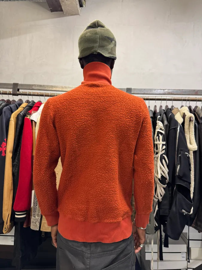 Acne Studios Orange Zip-up Sweater MBmKRoV 2