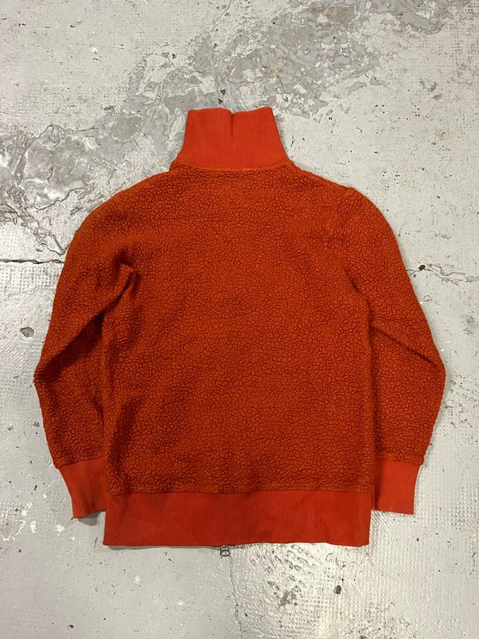 Acne Studios Orange Zip-up Sweater MBmKRoV 4
