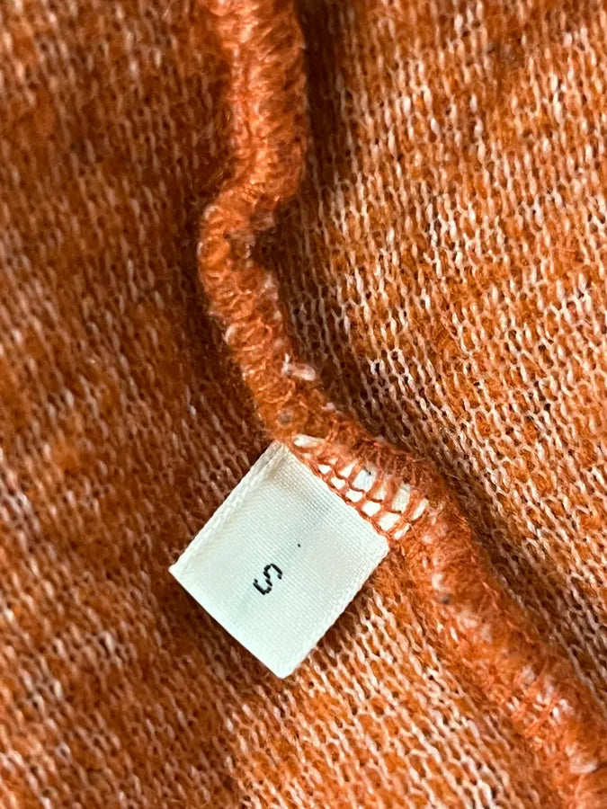 Acne Studios Orange Zip-up Sweater MBmKRoV 7