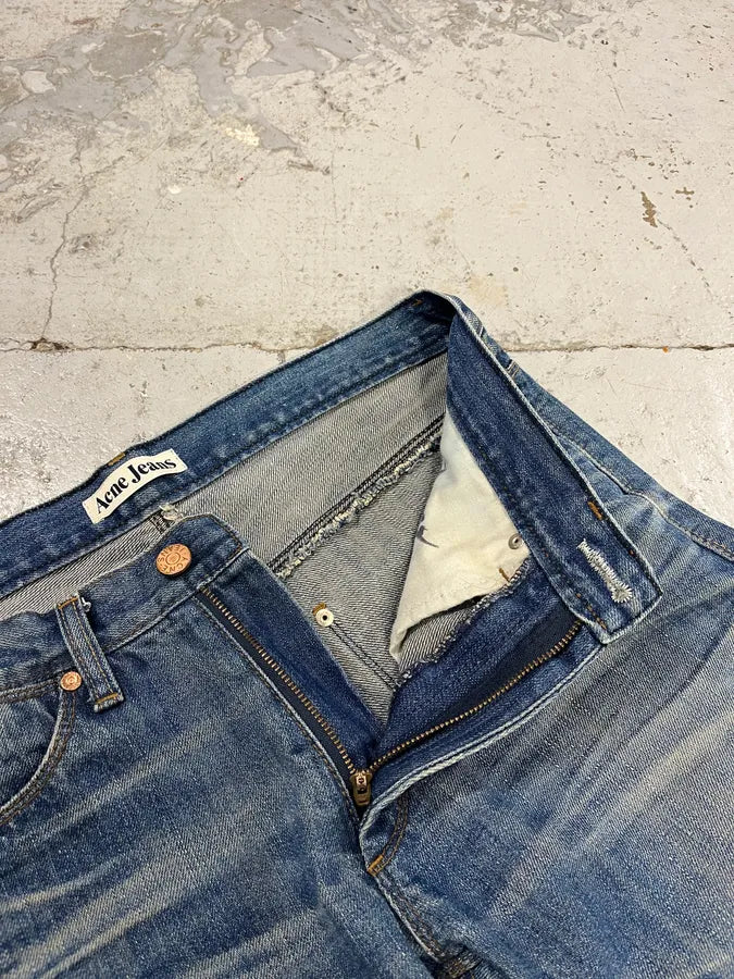 Acne Studios Sample Blue Slim Faded Denim Jeans GNoIvuy 10