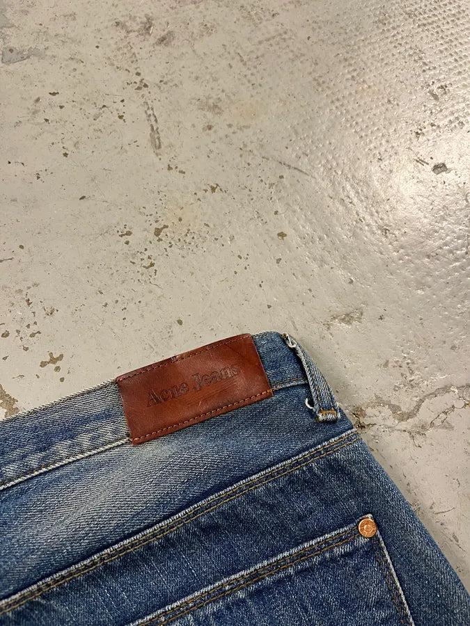 Acne Studios Sample Blue Slim Faded Denim Jeans GNoIvuy 9