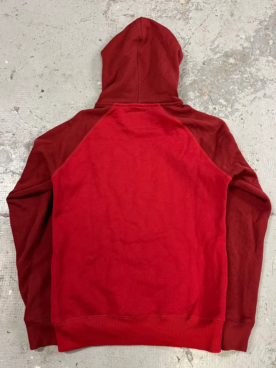 Acne Studios Two Tone Raglan Red Hoodie OHkkACI 6
