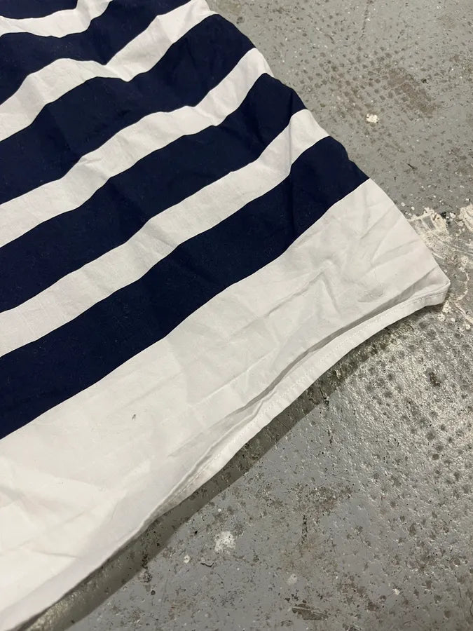 Acne Studios White & Navy Striped Shirt MnGQgqg 6