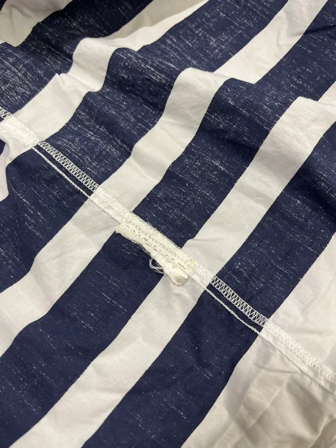 Acne Studios White & Navy Striped Shirt MnGQgqg 9