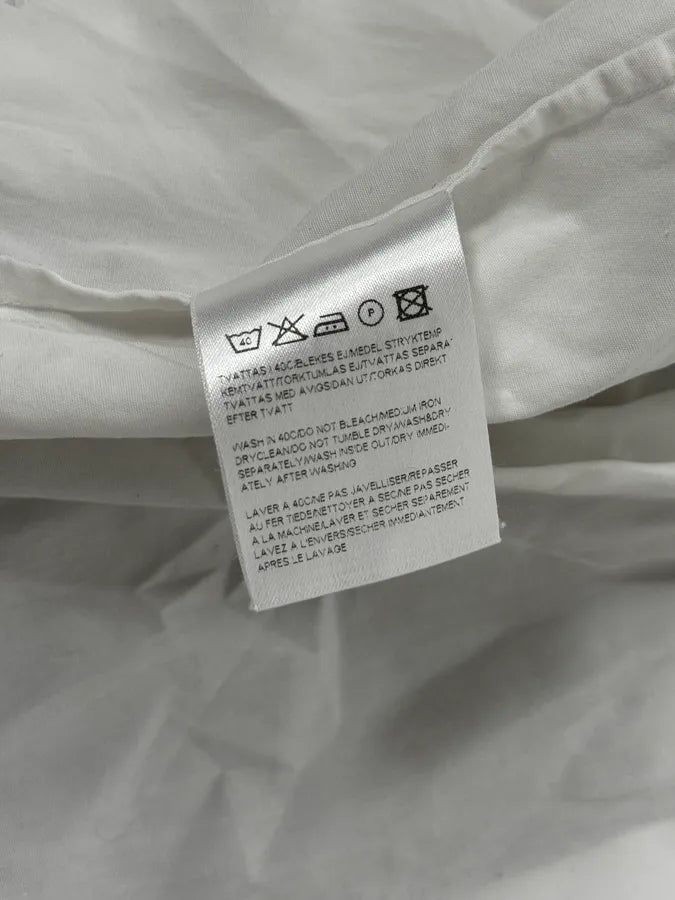 SS2008 Acne Studios White Minimalist Classy Shirt wlkLiyd 10