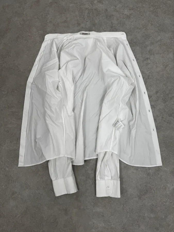 SS2008 Acne Studios White Minimalist Classy Shirt wlkLiyd 6