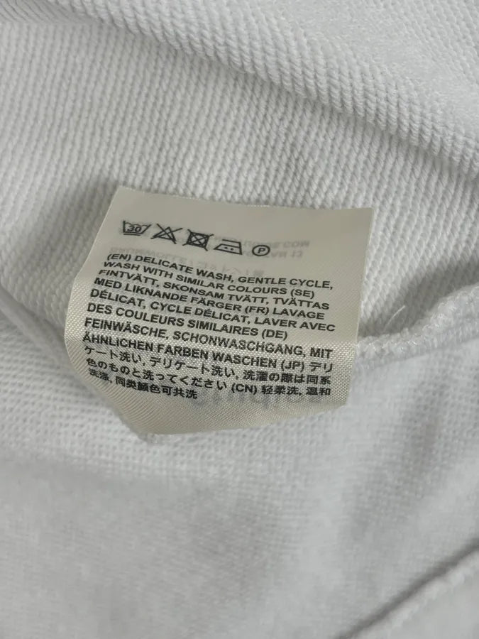 SS2018 Acne Studios White Cozy Crewneck Sweater oBsRvWt 9