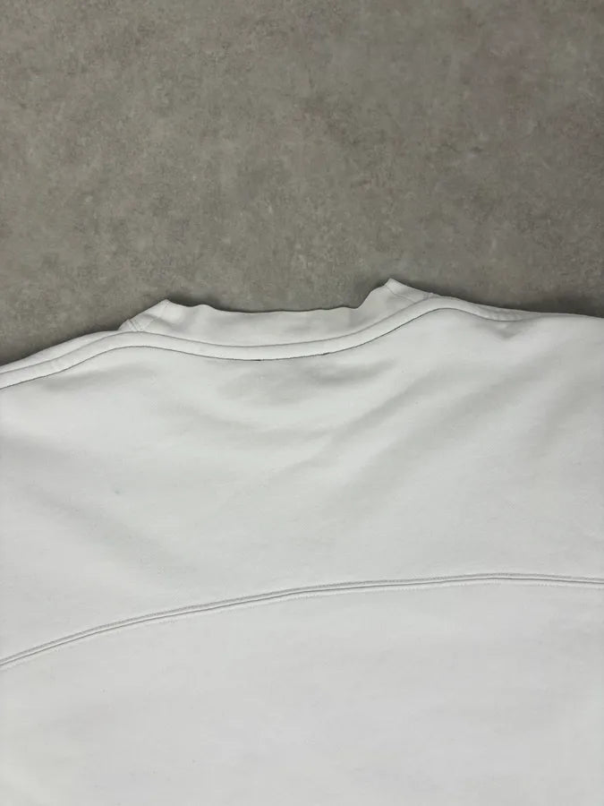 SS2018 Acne Studios White Cozy Crewneck Sweater oBsRvWt 5