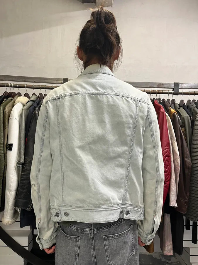 Acne Studios White Denim Light Jacket yLJmhHO 2