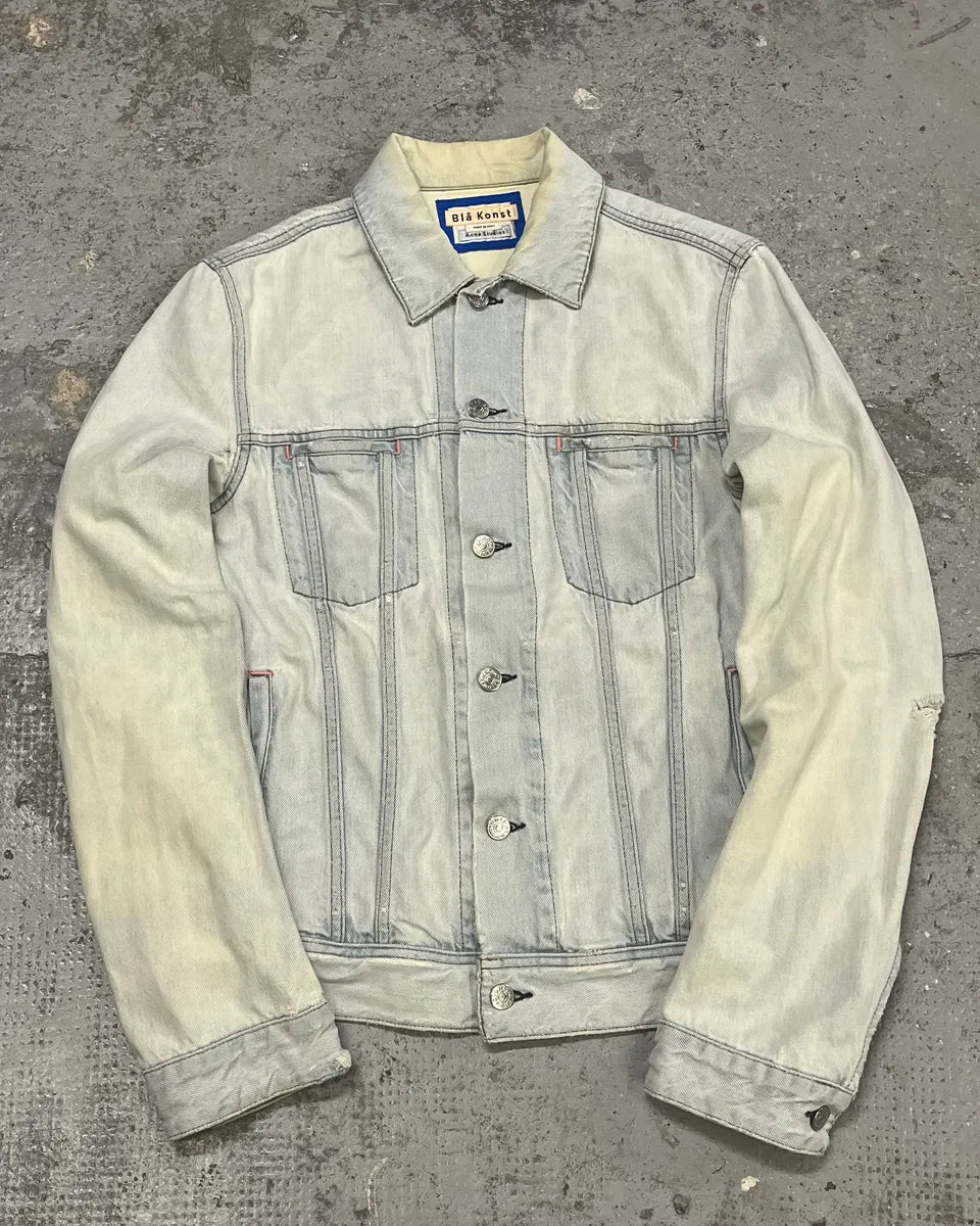 Acne Studios White Denim Light Jacket yLJmhHO 0