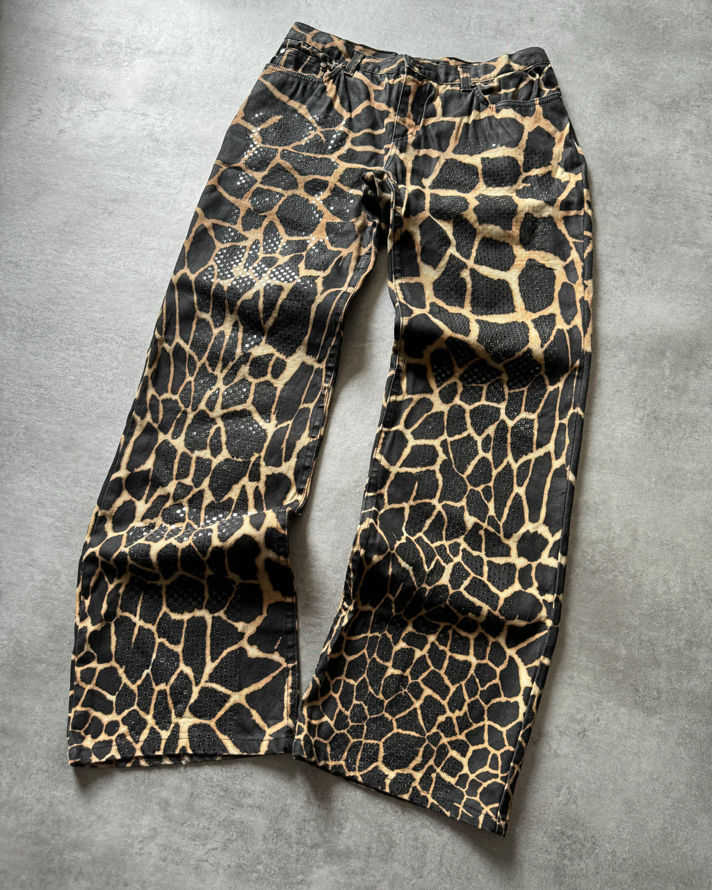 FW2001 Roberto Cavalli Seisma Guava Pants (M) - 10
