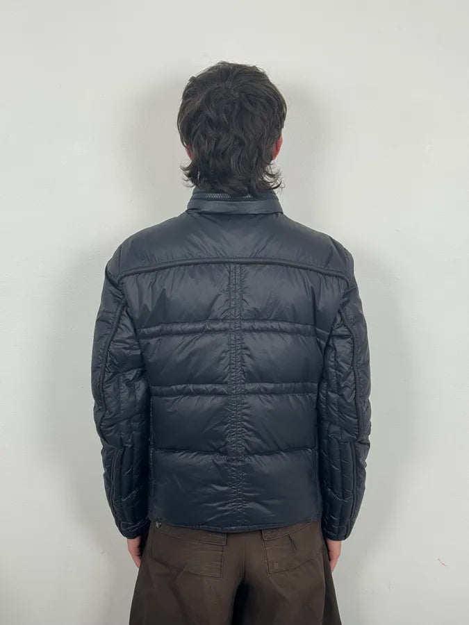 2000s Moncler Navy Biker Classy Puffer Jacket RiHOmCn 2