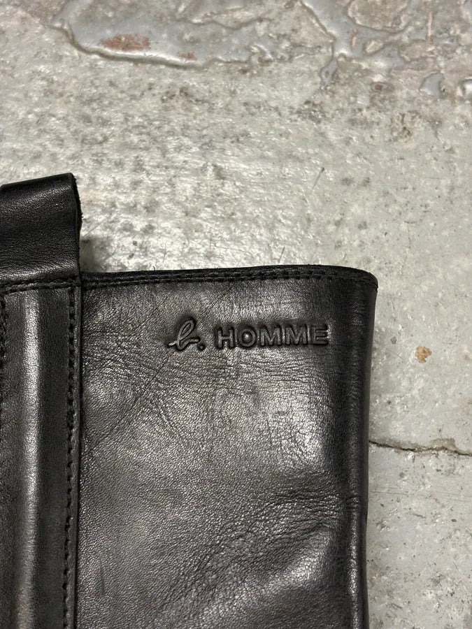 Agnes B Black Ankle Leather Boots lpnzezO 6