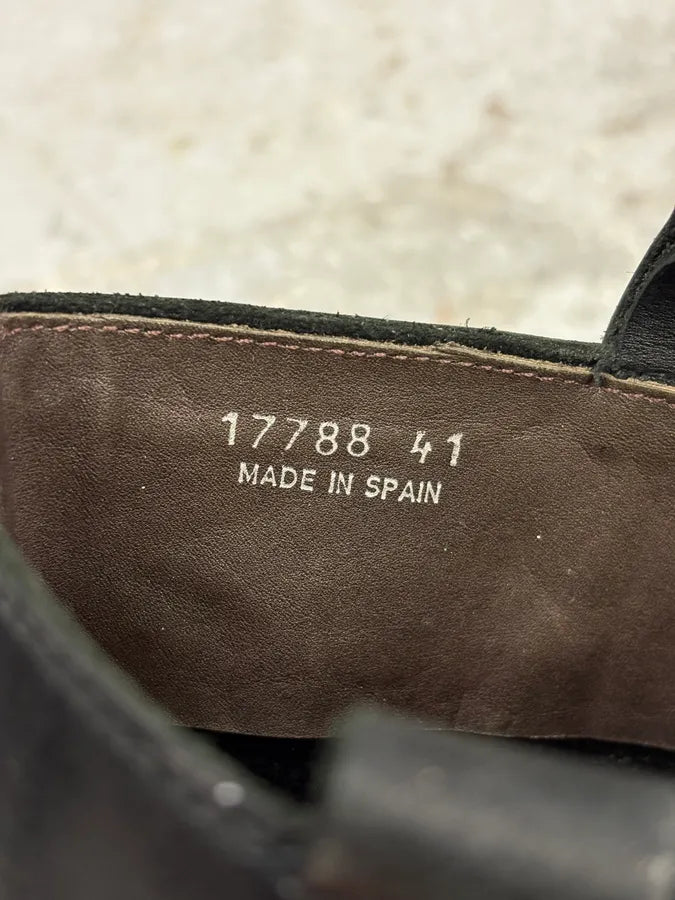 Agnes B Black Ankle Leather Boots lpnzezO 8