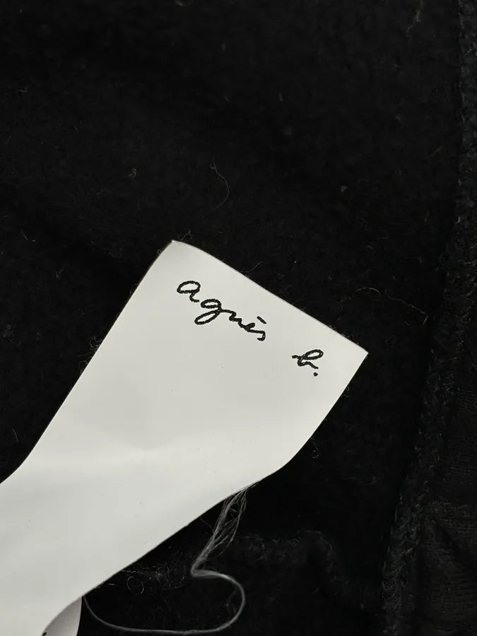 Agnes b Black Cotton Button-Front Cardigan RMbfPvT 9
